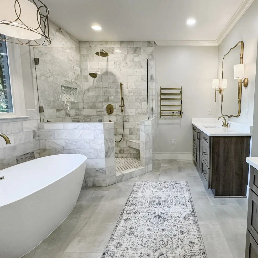 Bathroom renovation project in Fairfax Virginia